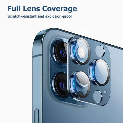 Metal Tempered Glass Cover Camera Protector For iPhone 17 Air 16 Pro Max 15 Plus 14 13 Mini 12 11 Protection Phone Accessories
