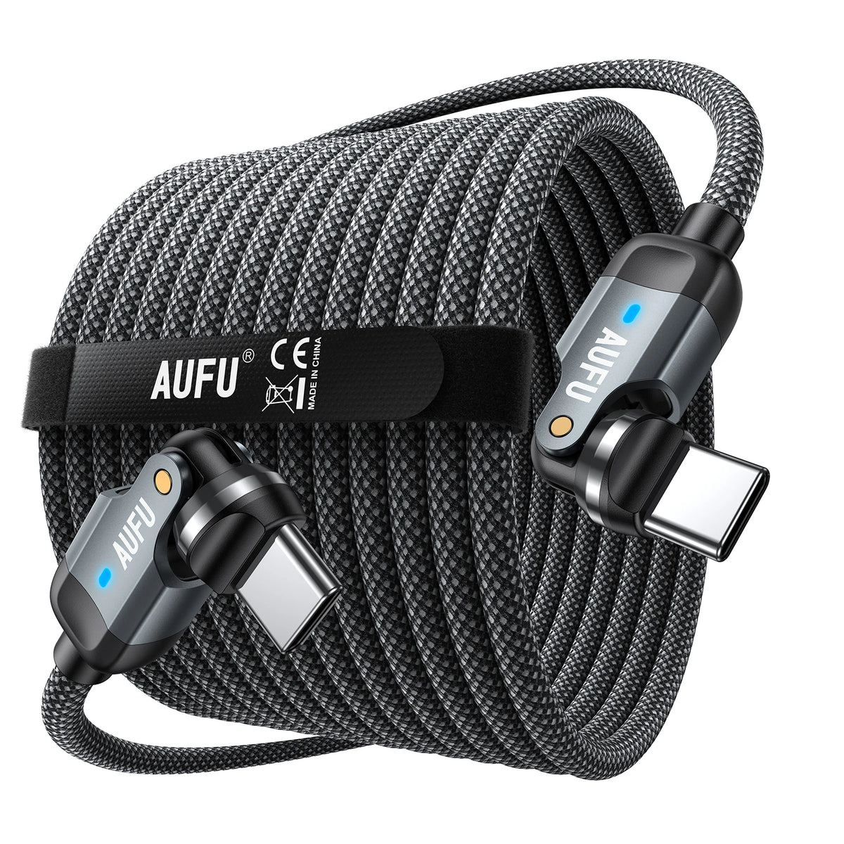 AUFU USB C Cable 60W 3A Fast Charging Cable USB C to Type C Cable for iPhone 16 15 Pro Max Samsung Galaxy S25 Ultra S24 MacBook