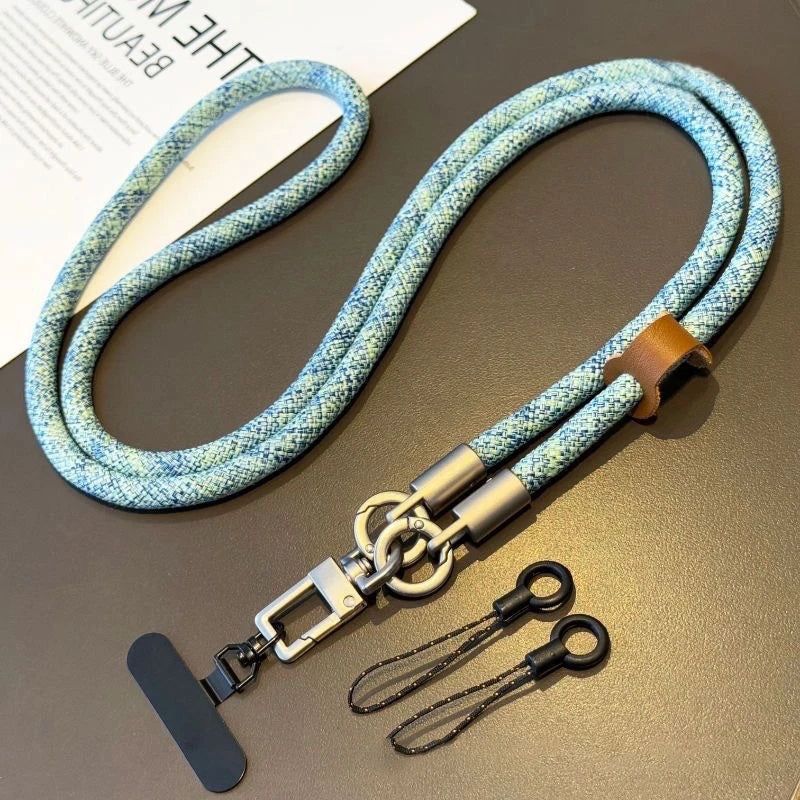 1pcs Crossbody Lanyard Necklace Strap Universal Mobile Phone Adjustment Long Hanging Rope With Clip Anti-Lost Lanyard